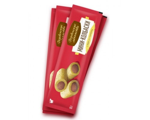 Мини-колбаски с пюре из говядины