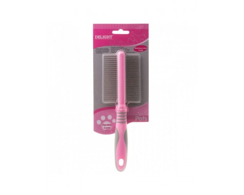 Расческа DeLIGHT ROSE с "кольцами" двухсторонняя