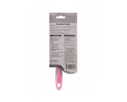 Расческа DeLIGHT ROSE с "кольцами" разнозубая