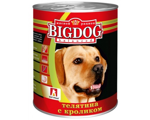 BIGDOG телятина с кроликом