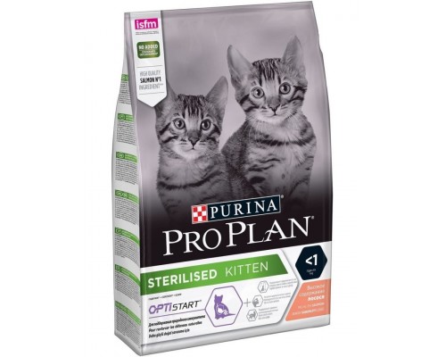 Sterilised Kitten сухой корм для стерилизованных котят с лососем