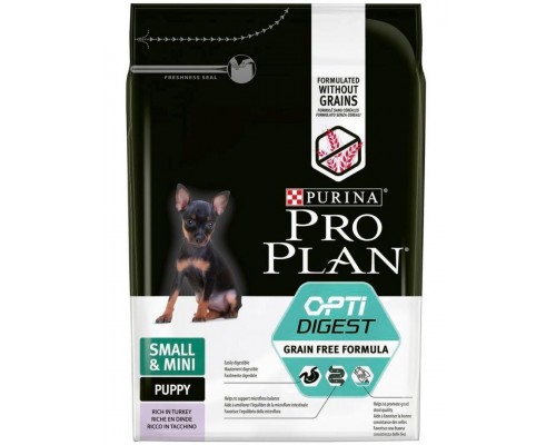 Grain Free Formula беззерновой для щенков мелких и карликовых пород с чувствительным пищеварением, с индейкой