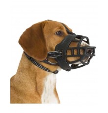 Намордник Muzzle Flex, силикон, цвет черный