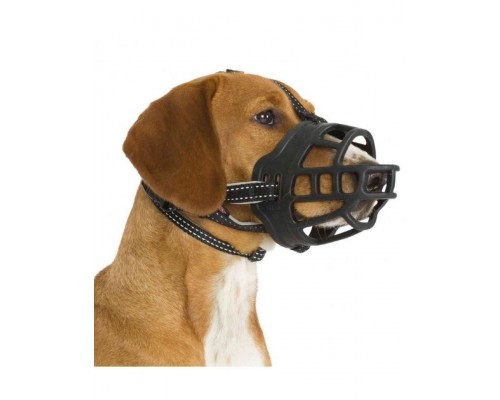 Намордник Muzzle Flex, силикон, цвет черный