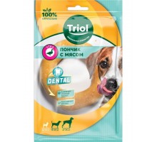 Пончик жевательный DENTAL с мясом утки 10см