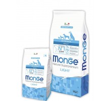 Light низкокалорийный корм с лососем и рисом для взрослых собак всех пород