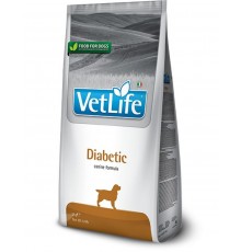 Vet Life Diabetic диетический сухой корм для собак страдающих сахарным диабетом, курица