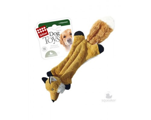 Шкурка-лиса с 2-мя пищалками