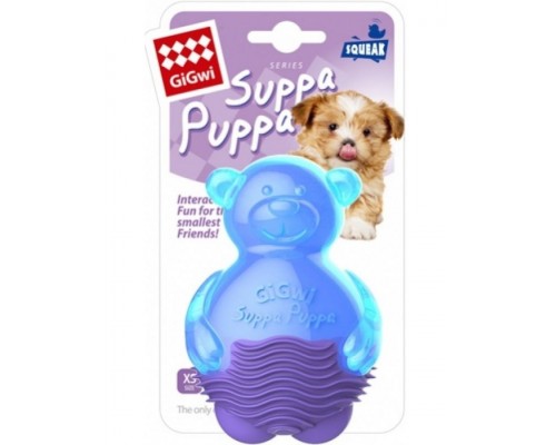 Мишка с пищалкой Suppa Puppa игрушка для щенков