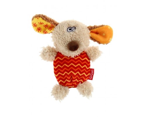 Собачка с 2-мя пищалками игрушка для собак