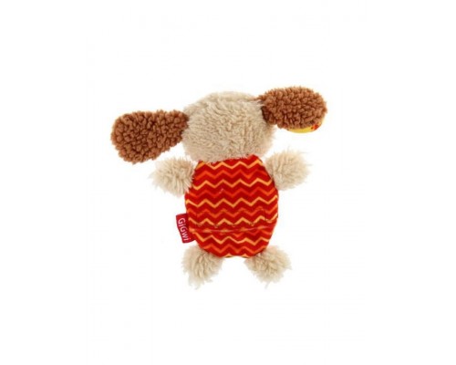 Собачка с 2-мя пищалками игрушка для собак