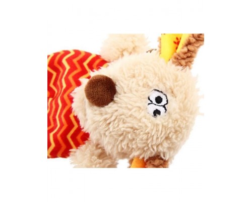 Собачка с 2-мя пищалками игрушка для собак