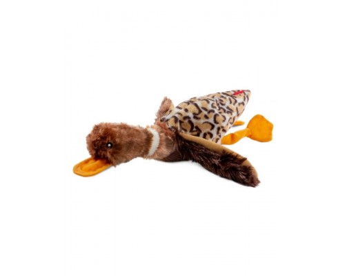 Утка с горловой пищалкой игрушка для собак