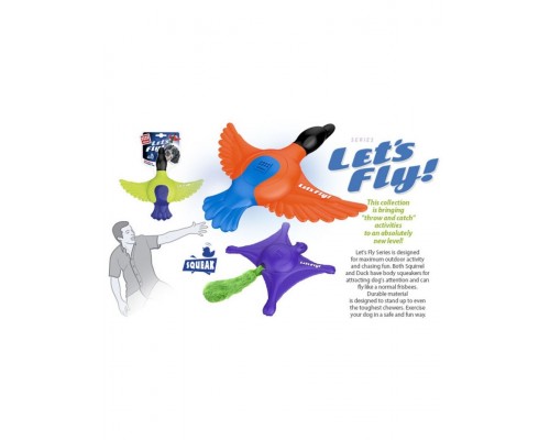 Утка для метания с пищалкой