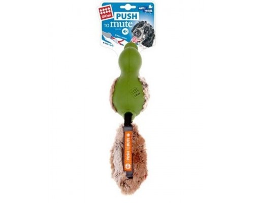 Утка с отключаемой пищалкой игрушка для собак