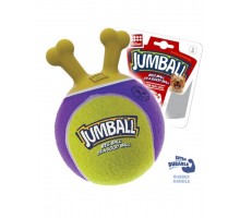 Мяч с захватом Jumball для маленьких и средних собак из теннисной резины