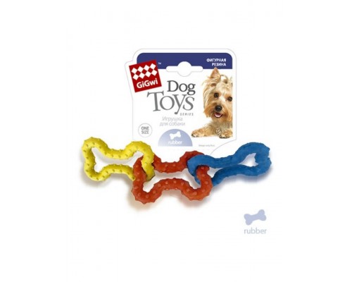 Косточки для собак резиновые 3 штуки