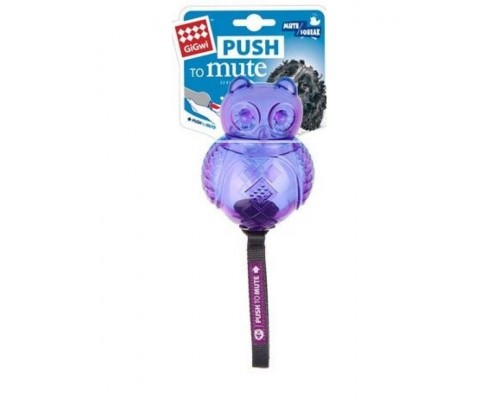 Сова с отключаемой пищалкой игрушка для собак