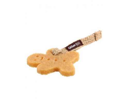 Игрушка для собак Пряник льняной ремешок, эко-резина