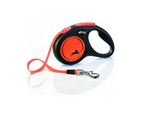 Рулетка New Neon M ремень 5м/25кг светоотражающая