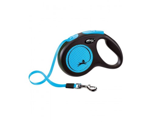 Рулетка New Neon M ремень 5м/25кг светоотражающая