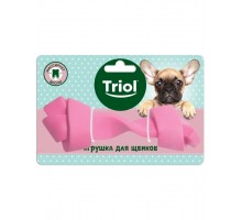 Игрушка PUPPY для щенков "Кость узловая", розовая