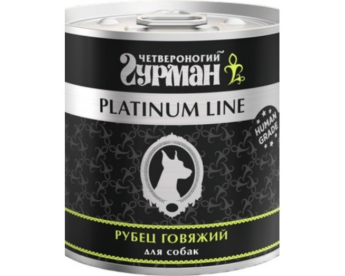 Platinum line рубец  говяжий в желе для собак