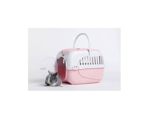 Переноска KENNEL TOUR розовая