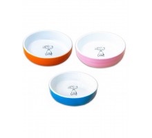 Миска для кошек Кошка с бантиком 370мл