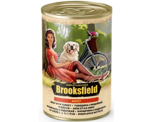 Adult Dog с говядиной, индейкой и коричневым рисом влажный корм для взрослых собак