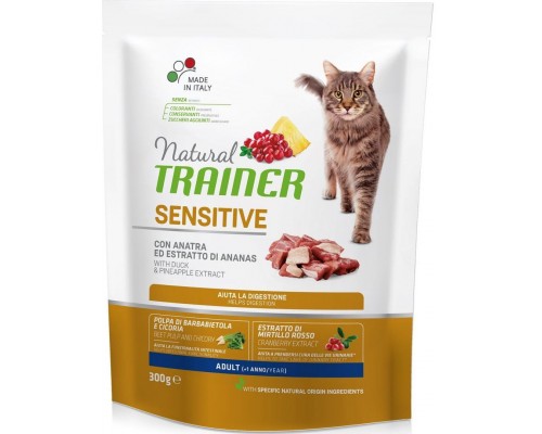 Natural Sensitive Adult With Duck сухой корм  для чувствительных и склонных к аллергии кошек с уткой