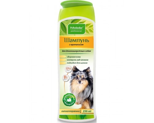 Шампунь с прополисом для длинношерстных собак