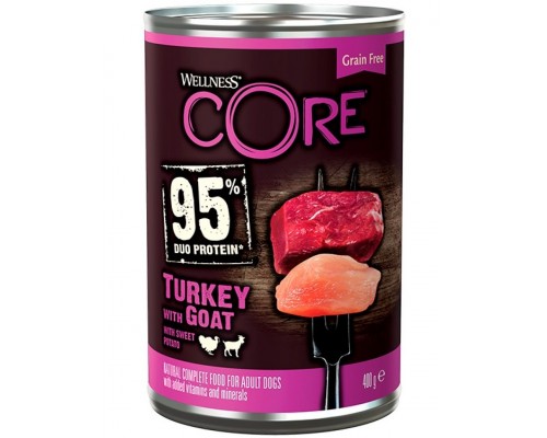 Core 95 консервы из индейки с козлятиной и сладким картофелем для взрослых собак