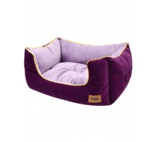 Лежанка пухлик Ампир лиловый/баклажан