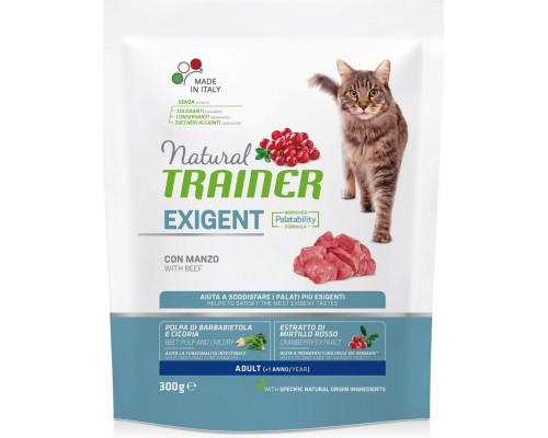 Natural Exigent Cat with Beef корм для привередливых кошек с говядиной