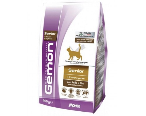 Senior для пожилых кошек старше 11 лет с курицей и рисом