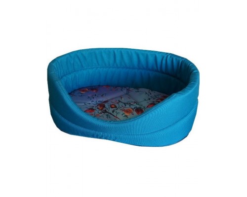 Лежанка Дикие травы, бирюзовая