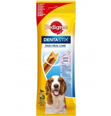 Лакомство по уходу за зубами DENTASTIX™ для собак средних пород весом от 10 до 25 кг