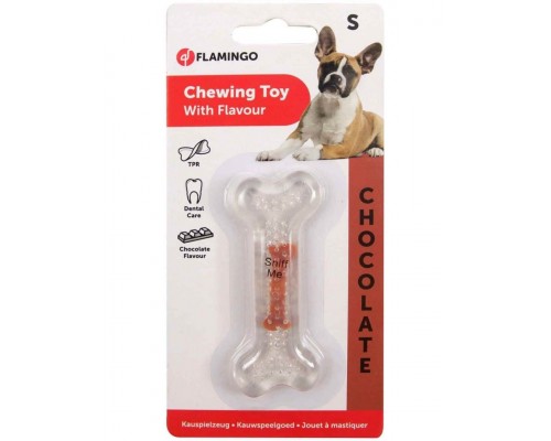 Игрушка для собак кость с ароматом шоколада