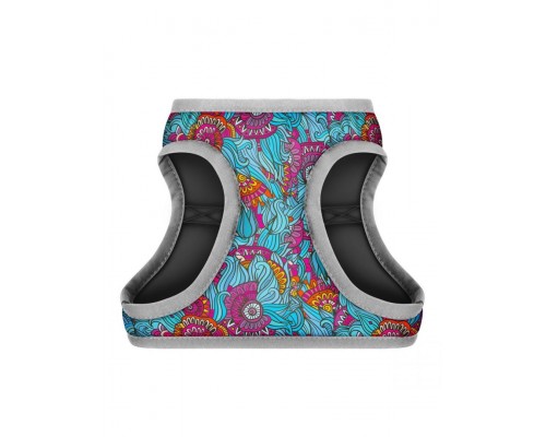 Шлея WAUDOG c QR паспортом, рисунок "Лето"