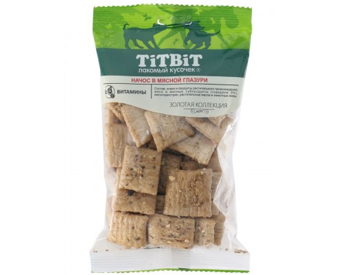 Начос в мясной глазури для собак Золотая коллекция