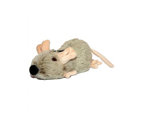 Игрушка для собак крыса с пищалкой