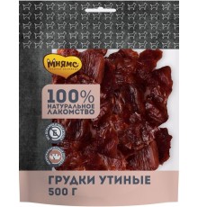 Лакомство для собак Грудки утиные Мнямс