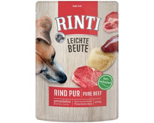 Rinti Leichte Beute Говядина паучи для собак