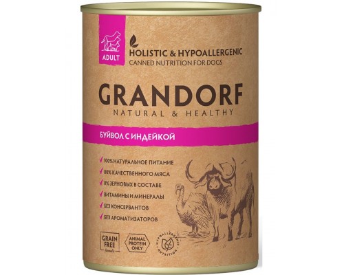 Buffalo & Turkey Буйвол с индейкой консервы для собак