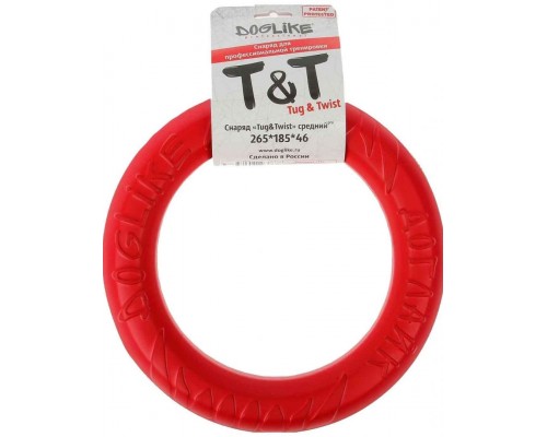 Снаряд"Tug & Twist DL" кольцо восьмигранное, коралловое