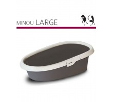 Туалет Minou Large с рамкой для кошек