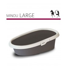 Туалет Minou Large с рамкой для кошек