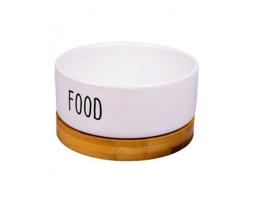 Миска керамическая Food белая