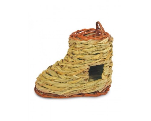 Домик NATURAL для мелких животных из луговых трав "Ботинок"